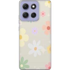 iSecrets - Mobilskal till Motorola Moto G86 med fejdande blommor
