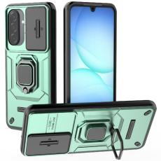 OEM - Mobilskal f&ouml;r Samsung Galaxy S26 PC + TPU Kickstand - Gr&ouml;n