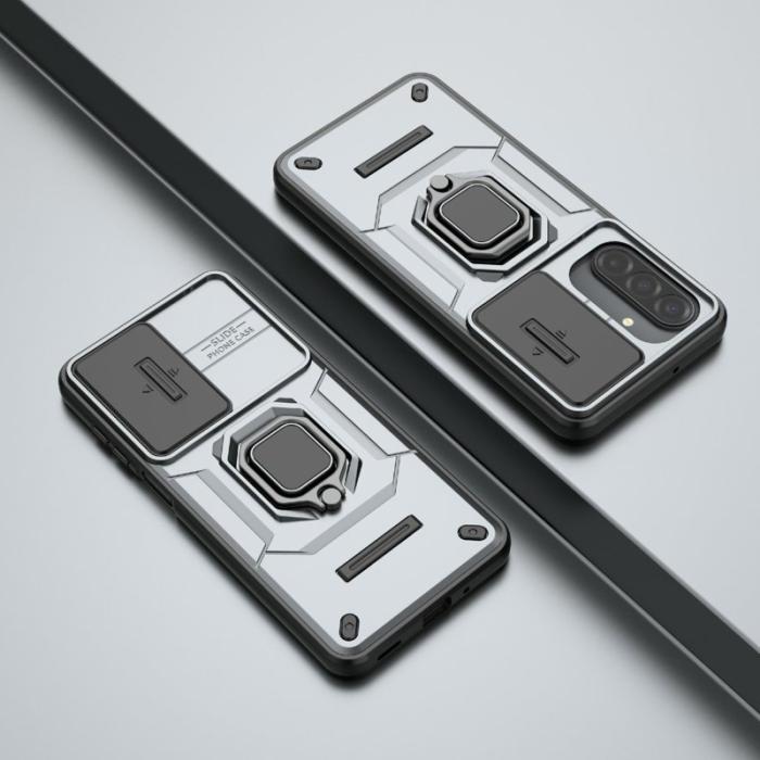 OEM - Mobilskal för Samsung Galaxy S26 PC + TPU Kickstand - Grå