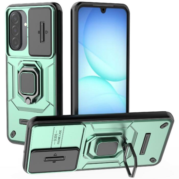 OEM - Mobilskal för Samsung Galaxy S26 PC + TPU Kickstand - Grön