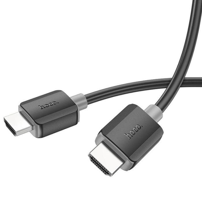 Hoco - HOCO HDMI till HDMI Kabel 2.0 4K/60Hz 1m US08 - Svart
