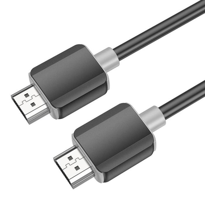 Hoco - HOCO HDMI till HDMI Kabel 2.0 4K/60Hz 1m US08 - Svart