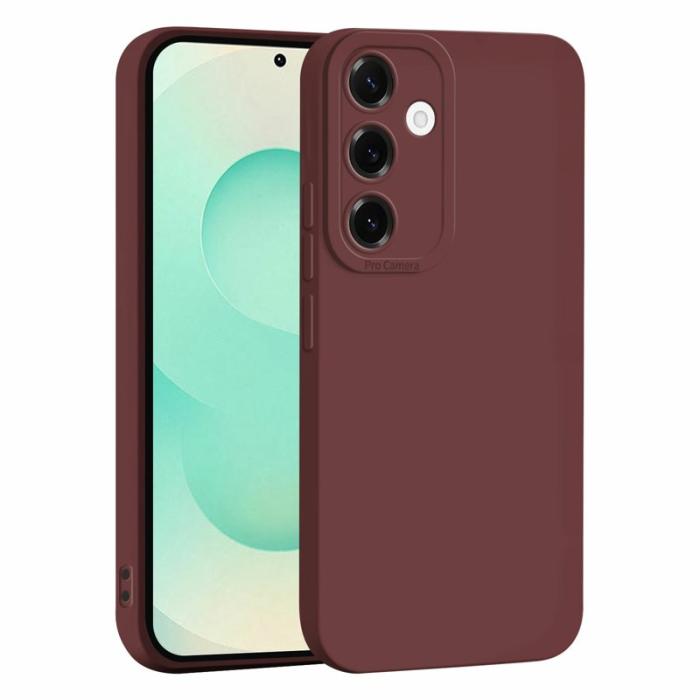 OEM - Mobilskal för Samsung Galaxy S26 Plus Precisa kamerahål TPU - Vinröd