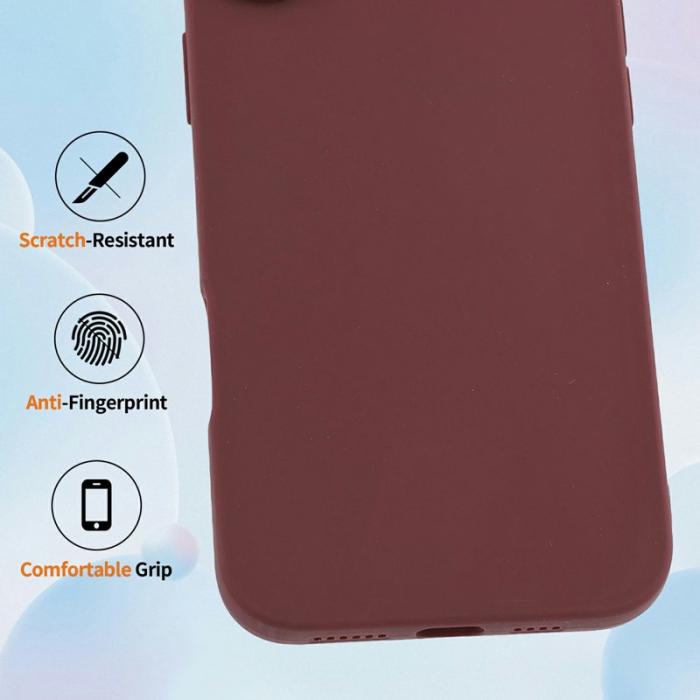 OEM - Mobilskal för Samsung Galaxy S26 Plus Precisa kamerahål TPU - Vinröd