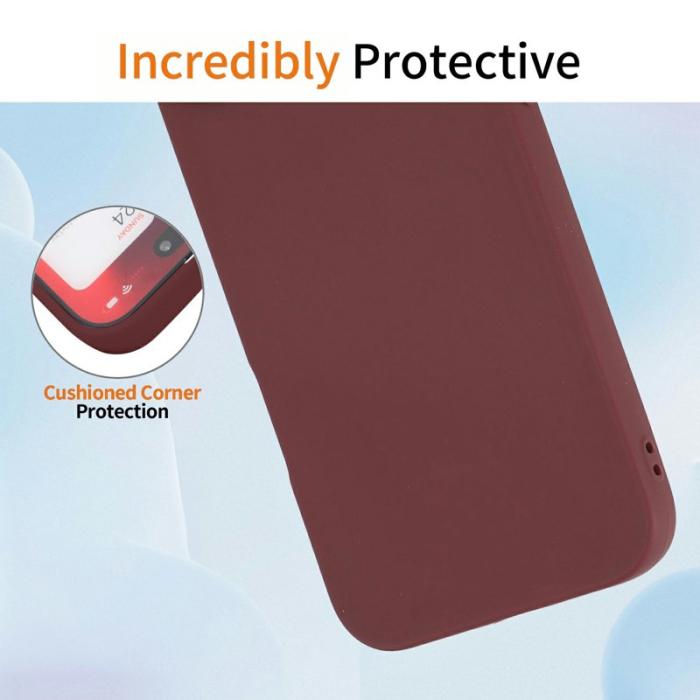 OEM - Mobilskal för Samsung Galaxy S26 Plus Precisa kamerahål TPU - Vinröd