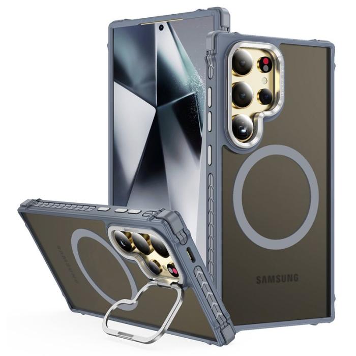 OEM - Mobilskal för Samsung Galaxy S26 Ultra Kickstand Magnetiskt - Grå