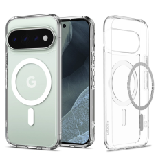 Spigen - Spigen Mobilskal F&ouml;r Google Pixel 11 Pro Magsafe Ultra Hybrid - Clear/Vit