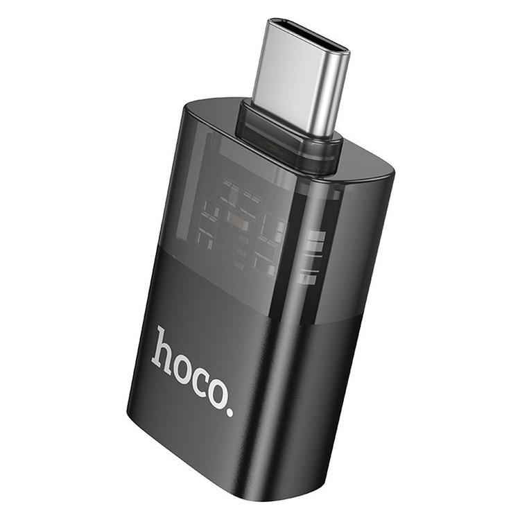 Hoco USB-A Till USB-C Adapter OTG UA36B - Svart | 505295 | AlltMobil