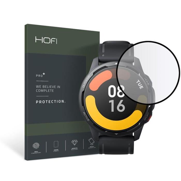 UTGATT - Hofi Xiaomi Watch S1 Active Härdat glas Hybrid Pro Plus - Svart