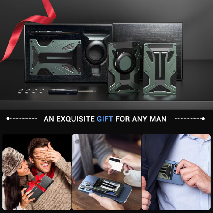 A-One Brand - Magsafe Korthållare med AirTag & RFID