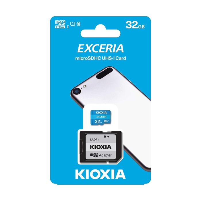 Kioxia - Kioxia Exceria 32GB MicroSDHC 100MB/s Minneskort Blå