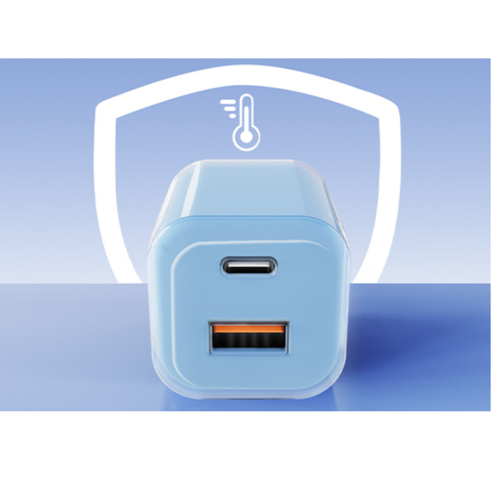 A-One Brand - Snabbladdare 33W USB-C - USB-A EU PD Nano