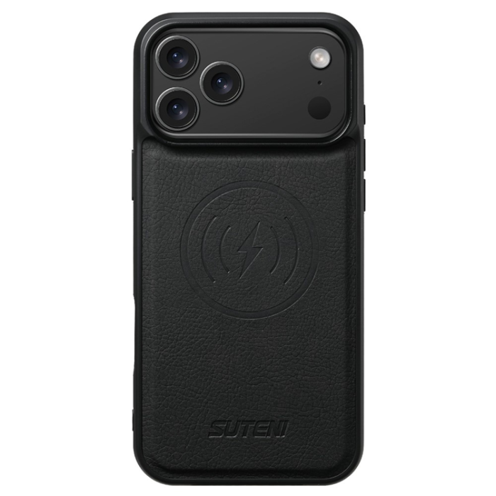SUTENI - SUTENI iPhone 17 Pro Plånboksfodral Detachable Q-05 - Svart