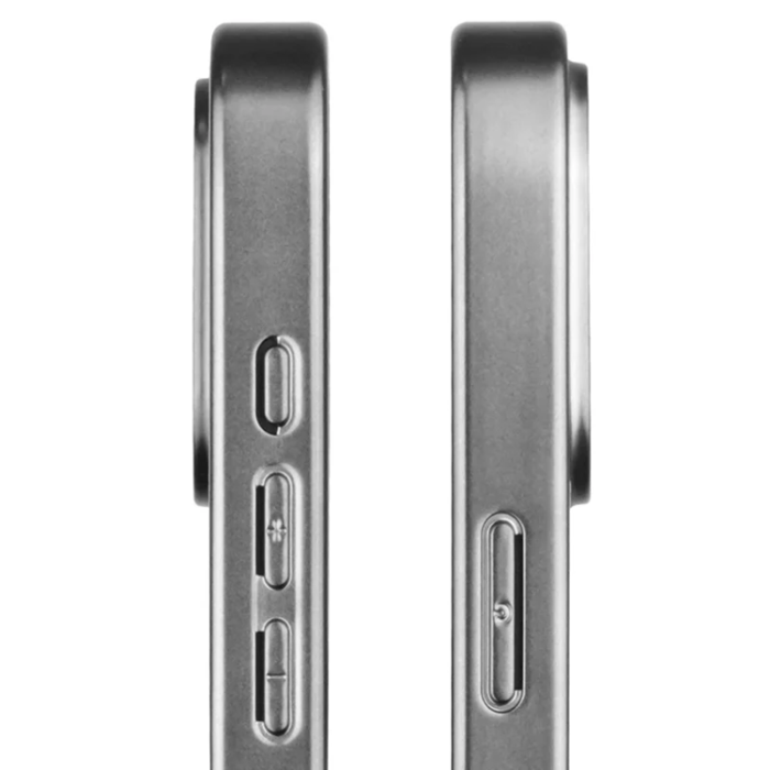 KIGC - KIGC iPhone 16 Pro Mobilskal Crocodile Texture - Grå