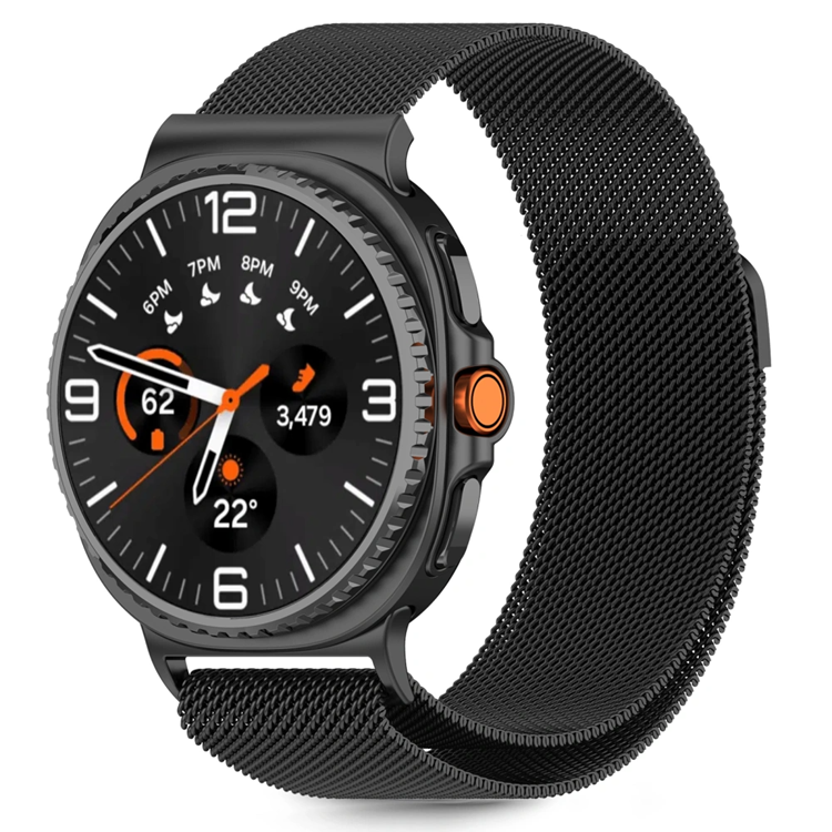 Tech-Protect Galaxy Watch 8/8 Classic (40/44/46mm) Armband Milanese - Svart | 5123 | AlltMobil