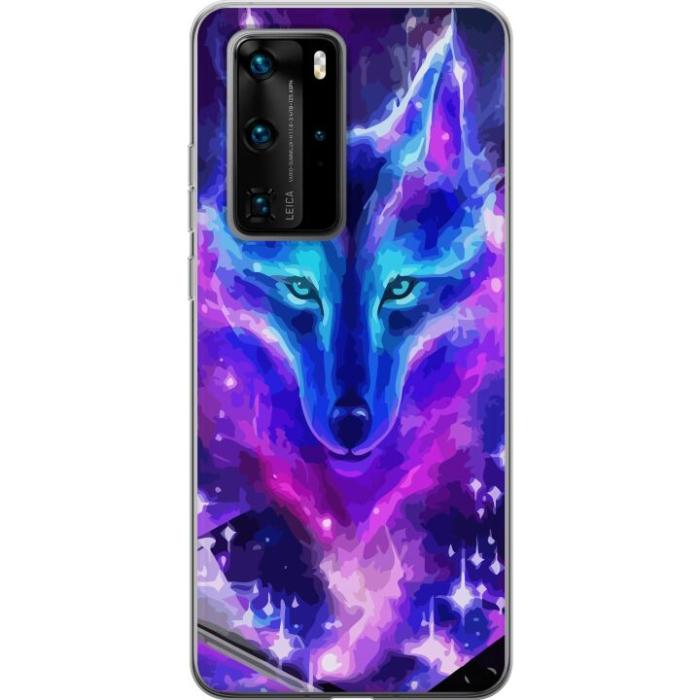 iSecrets - Mobilskal till Huawei P40 Pro med Neon Varg
