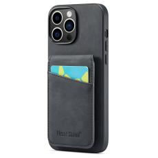 FIERRE SHANN - FIERRE SHANN iPhone 15 Pro Fodral KonstL&auml;der - Svart