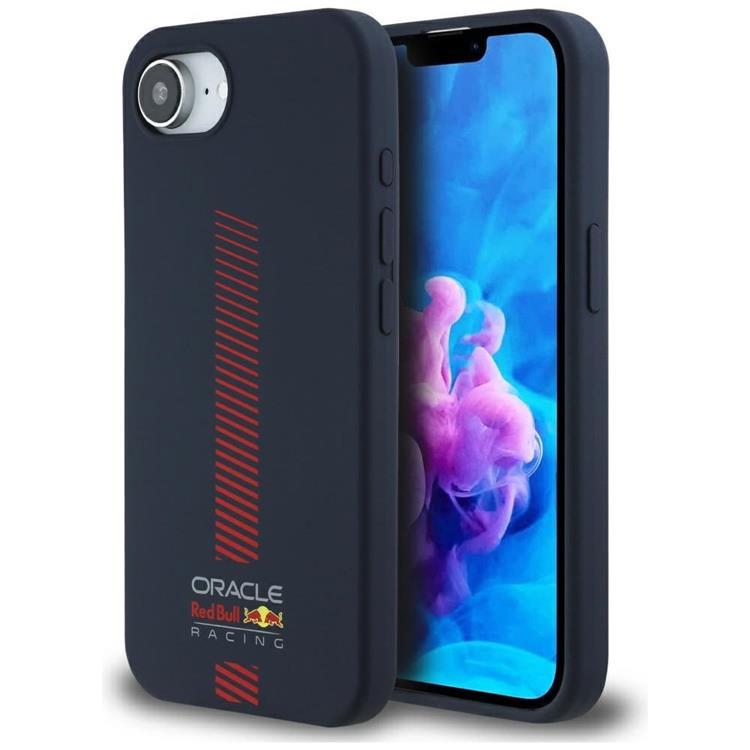 Red Bull Mobilskal till iPhone 16e Magsafe Powerbar Silikon - Marinblå | 2353 | AlltMobil