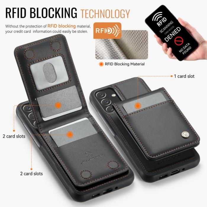 JEEHOOD - JEEHOOD J06 Mobilskal för Samsung Galaxy A34 5G MagSafe Svart