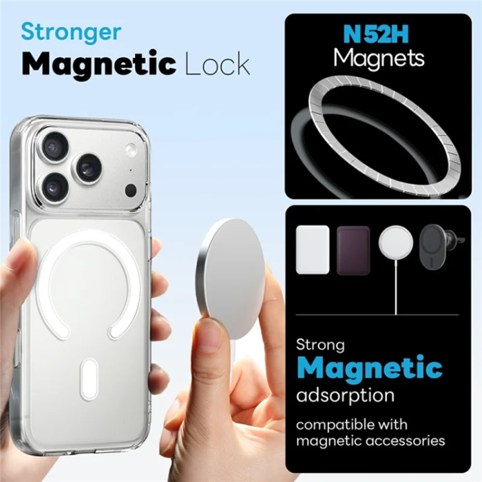 NORTHJO - NORTHJO 3-i-1 iPhone 17 Pro Magsafe Mobilskal, Skärmskydd Och Linsskydd