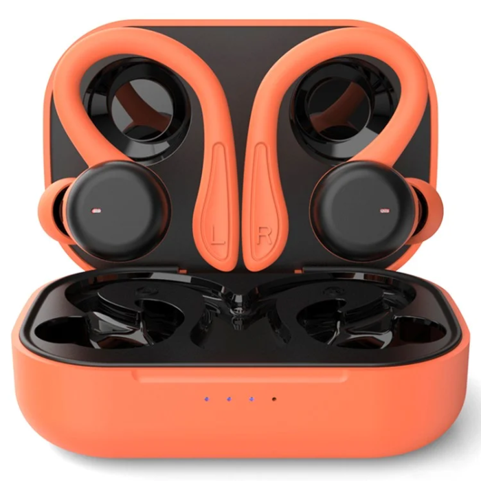A-One Brand - Vattentäta Bluetooth In-Ear SportHörlurar IPX6 T40 - Orange