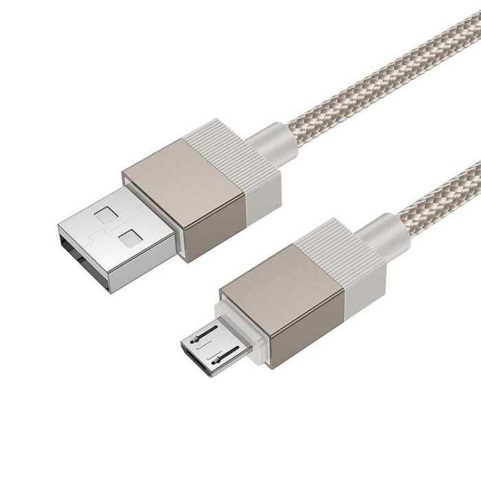Hoco - Hoco USB-A - Micro-USB 2.4A Kabel 1m X110 - Guld