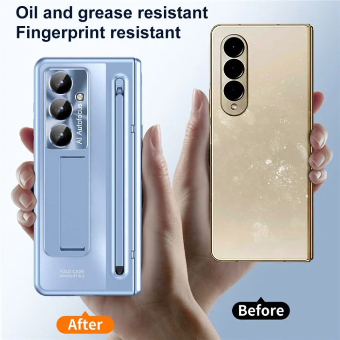 A-One Brand - Galaxy Z Fold 7 Mobilskal med Skärmskydd och Stylus Hinge