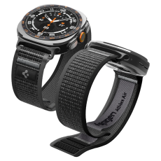 Spigen - Spigen Galaxy Watch Ultra 1/2 (47mm) Armband Athlex Air - Svart/Gr&aring;