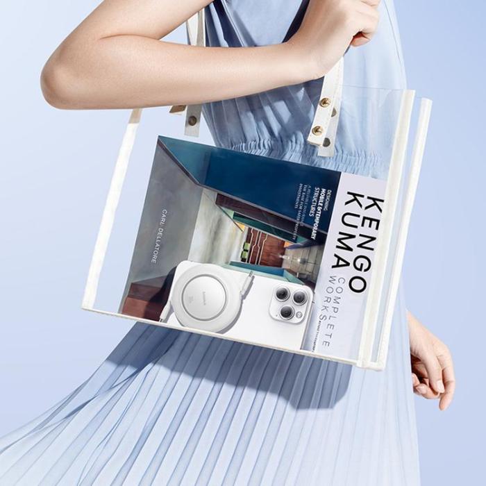 BASEUS - Baseus Infällbar USB-C till USB-C 100W Kabel 2m Free2Pull Mini