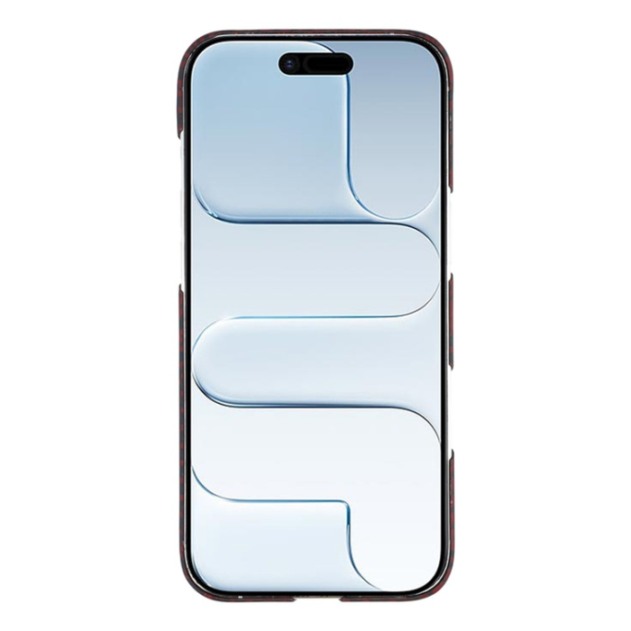 A-One Brand - iPhone Air Mobilskal MagSafe Aramid Fiber Camouflage - Svart