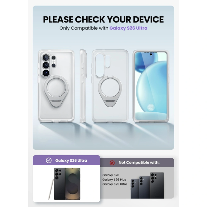 SupCase - SupCase Mobilskal För Galaxy S26 Ultra Magsafe Cosmo - Frost