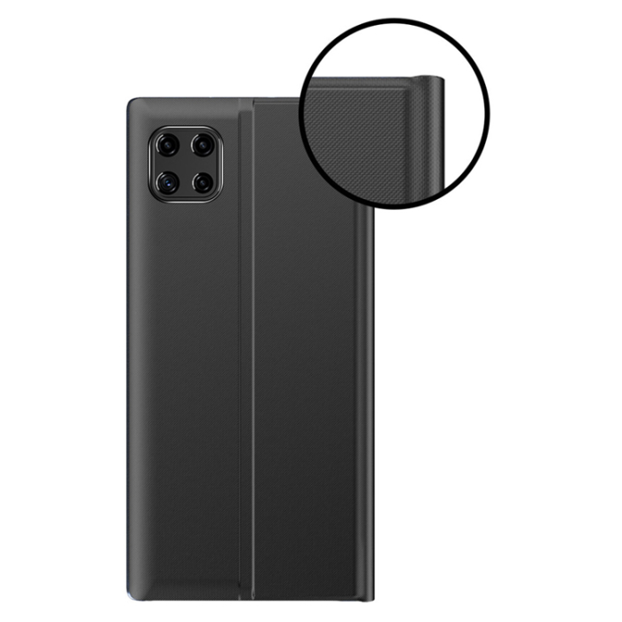 OEM - Galaxy A22 5G Mobilfodral Sleep Smart Window - Blå