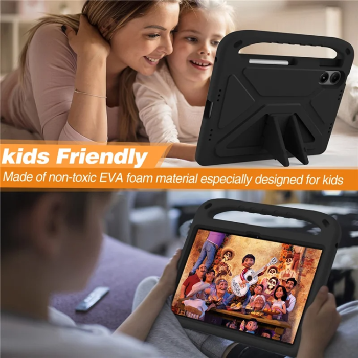 A-One Brand - Xiaomi Redmi Pad Pro 5G Skal EVA Handgrepp Kickstand - Svart