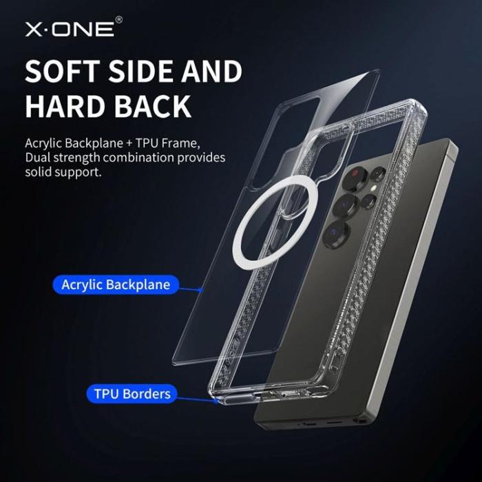 X-One - X-One Galaxy S25 Mobilskal Dropguard Magnetic - Clear