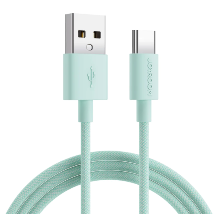 Joyroom - Joyroom USB-C till USB-A kabel 2m - Grön