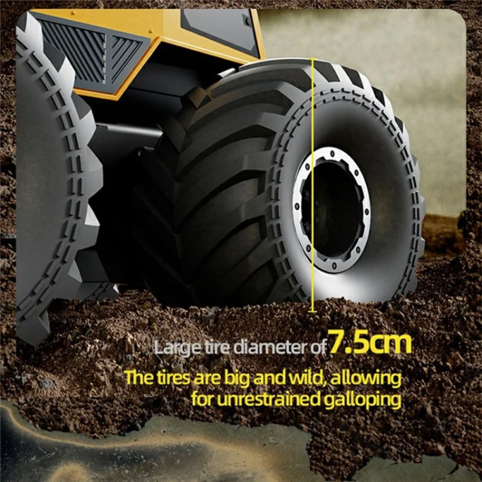 OEM - Fjärrkontroll för Crawler Bil Leksaksfordon Dubbla Batteri - Svart