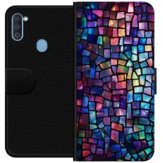 Gustaf - Pl&aring;nboksfodral till Samsung Galaxy A11 med Disco