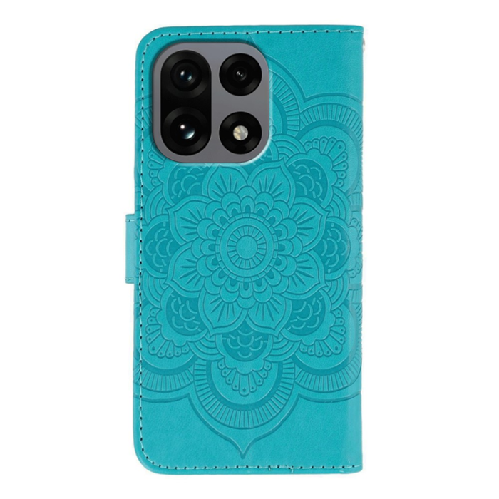 A-One Brand - OnePlus 15 Plånboksfodral Mandala Imprinted Konstläder - Blå