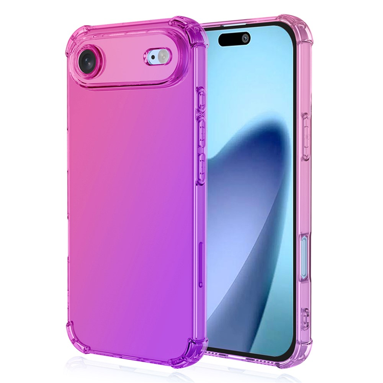 iPhone Air Mobilskal Gradient Color TPU Anti-Drop - Rosa/Lila | 2353 | AlltMobil
