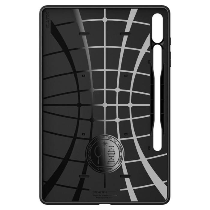 UTGATT - Spigen Galaxy Tab S9 Plus Fodral Tough Armor Pro - Svart