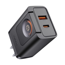 Joyroom - JOYROOM 2i1 Snabbladdare 30W USB-C/USB-A Watch Trådlös Laddare