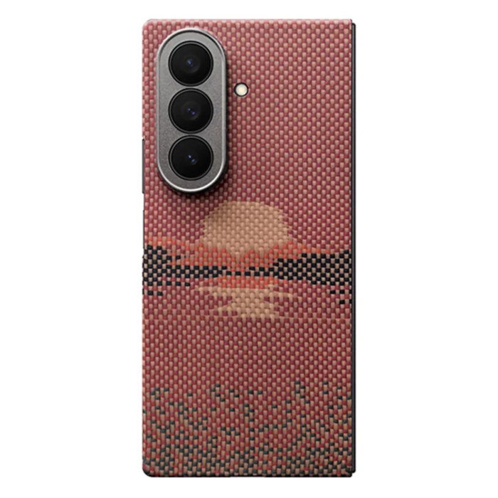 A-One Brand - Galaxy Z Fold 7 5G Mobilskal Magsafe Aramid Fiber - Sun