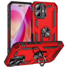 A-One Brand - iPhone 16 Plus Mobilskal med Kickstand - Röd