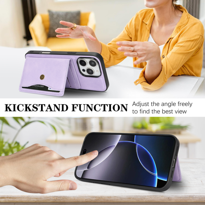 A-One Brand - iPhone 16 Pro Max Mobilskal MagSafe Detachable Korthållare