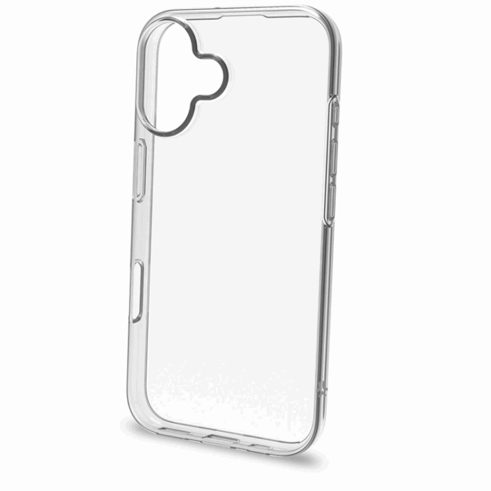 Celly - Celly iPhone 16e Mobilskal Gelskin TPU - Transparent