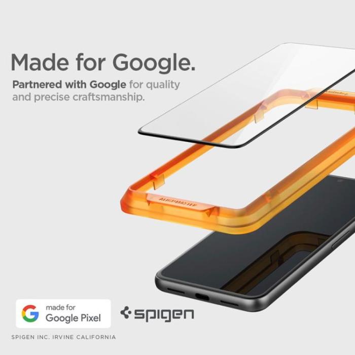 Spigen - Spigen Google Pixel 8 Härdat Glas Skärmskydd Alm FC