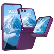 A-One Brand - Galaxy Z Flip7 Mobilskal Hinge Protection - Mörklila