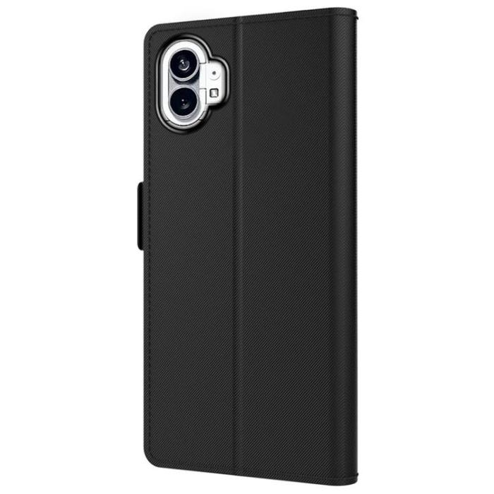 UTGATT1 - Nothing Phone 1 Plånboksfodral Spegel - Svart