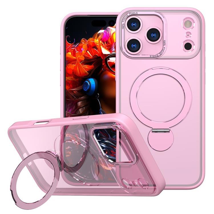 iPhone 17 Pro Max Mobilskal MagSafe Rotating Kickstand (Rosa) | 2353 | AlltMobil