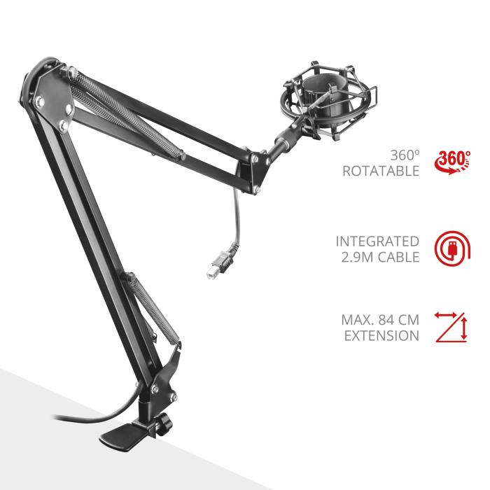 Trust - Trust GXT 253 Emita Stream Mic Arm